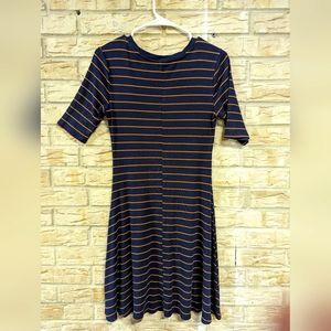 Old Navy rib knit striped dress